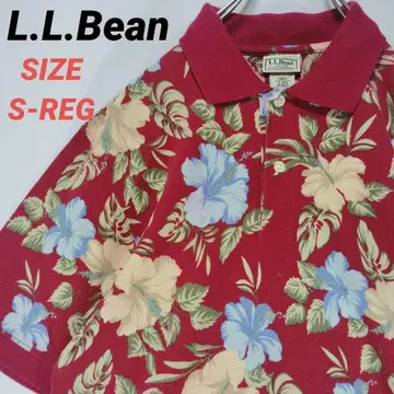 L.L.Bean 엘엘빈 피케 셔츠 꽃무늬 하이비스커스 남성용
