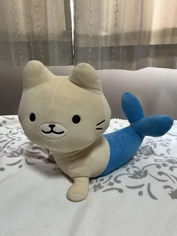 고양이 해수욕장 인어 BIG 봉제 인형 파르페짱