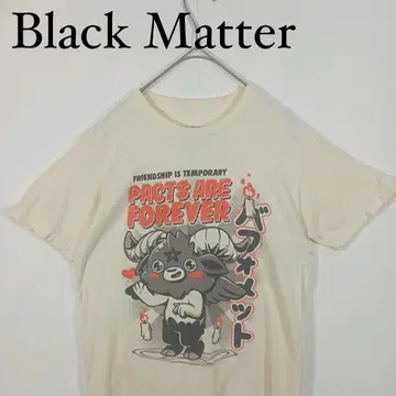 Black Matter 바포메트 티셔츠 크림색 S