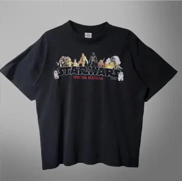 90s STAR WARS 스타 워즈 빈티지 티셔츠 블랙 XL