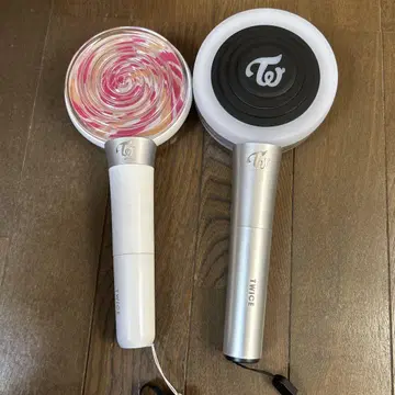 TWICE 응원봉 화이트 핑크