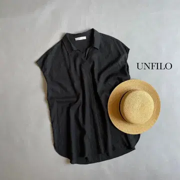 UNFILO 안필로 린넨 혼방 블라우스