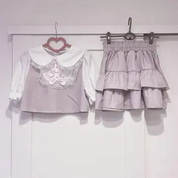 카에키슌 시마무라 콜라보 양산형 셋업 핑크