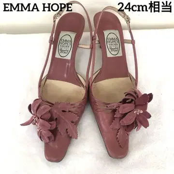 EMMA HOPE 엠마 호프 샌들 뮬 24cm 핑크 꽃 신발