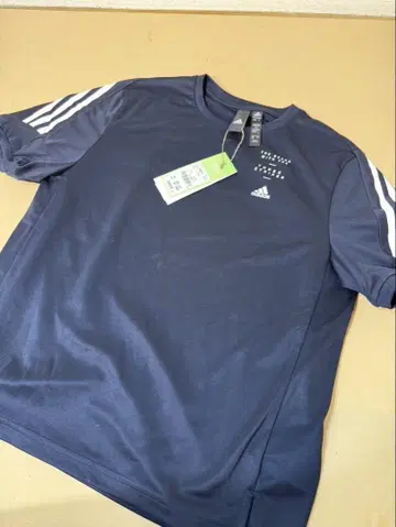 아디다스 adidas 여성용 반팔 기능성 티셔츠 여성용 네이비