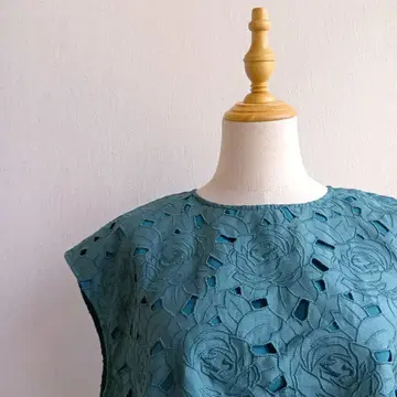 DAMA collection 자수 티셔츠 꽃 빅 사이즈