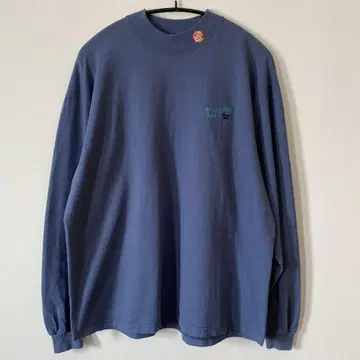 90's 빈티지 COTTON DELUXE 모크넥 긴팔 티셔츠