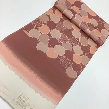 기모노 옷감, 코몬, 리메이크 소재, 순수 실크 P155