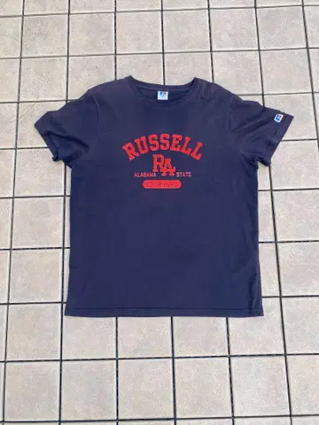 RUSSELL 네이비 티셔츠 XL