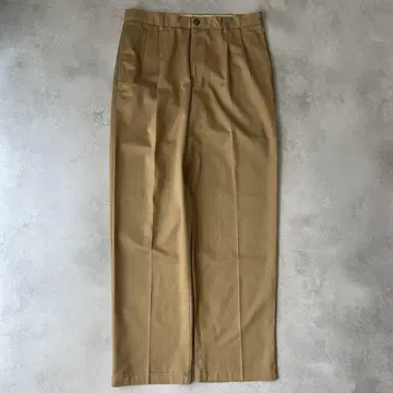 90s 엘엘빈 DOUBLE L 코튼 팬츠 카멜 브라운