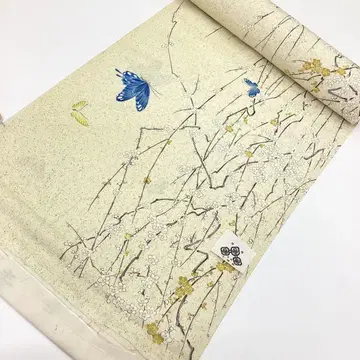 기모노 옷감, 코몬, 리메이크 소재, 순수 실크 P160