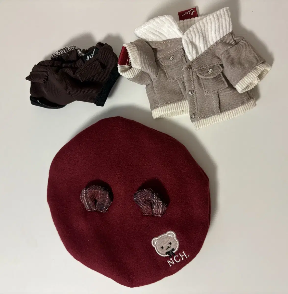 20cm Cotton Doll Clothes Bulk, Wooble Bear White Cat Pajamas