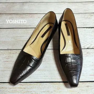 컨디션 최상] 요시토 YOSHITO 엠보 펌프스 포인트 스퀘어 24