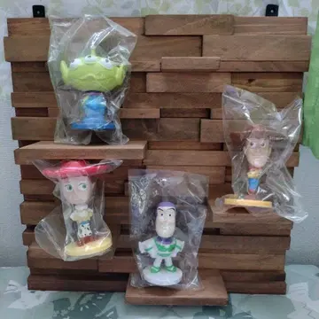 새상품 케로그 TOY STORY 고개 흔들기 피규어 세트 4개