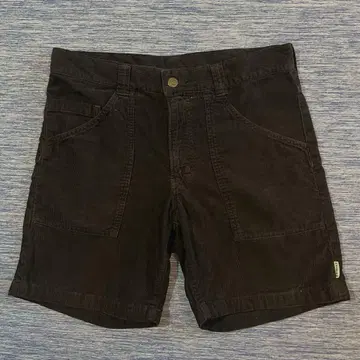 할리우드 랜치 마켓 코듀로이 숏 팬츠 블랙 하프 팬츠