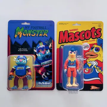 SUPER7 베이스볼 마스코트 마이 풋볼 몬스터 2개 세트