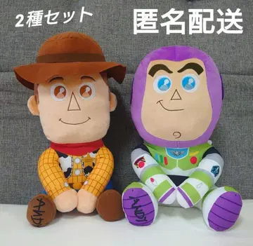 우루리미 봉제 인형 [토이스토리] 우디 버즈 2종 세트