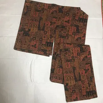 기모노 울 단옷 사라사