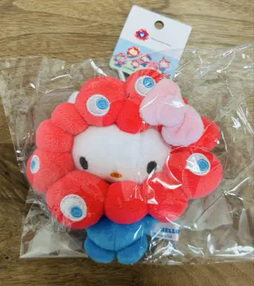 엑스포 헬로키티 봉제 인형 마스코트