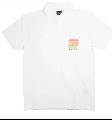 무타 마린 mutamarine 화이트 피케 셔츠 컬러풀 자수