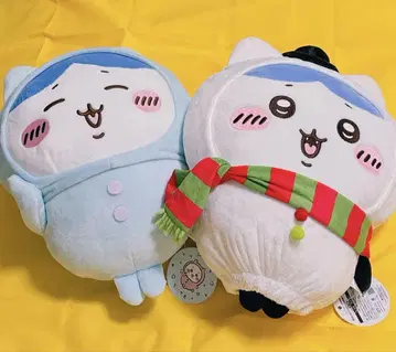 치이카와 파자마 파티 크리스마스 하치와레 BIG 봉제 인형