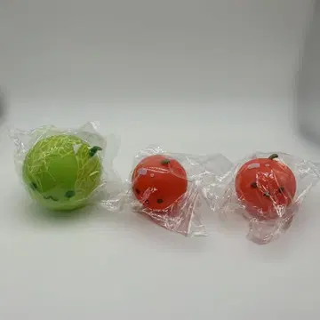 수박 게임 멜론 사과 피규어