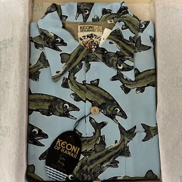 KEONI OF HAWAII 사카나쿤  기요로하 셔츠