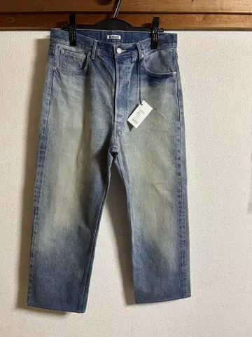 오라리 SELVEDGE FADED HEAVY DENIM
