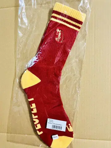 PEOPLE 1 LINE SOCKS / RED L 사이즈