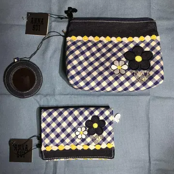 ANNA SUI 거울이 달린 파우치 티슈 커버 세트