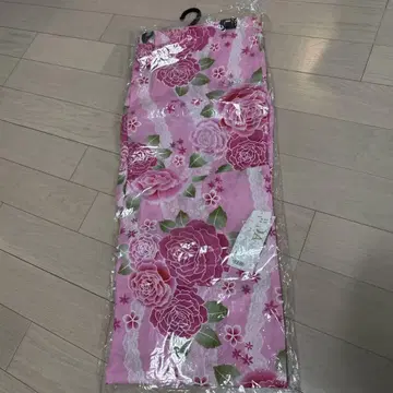 꽃무늬 핑크 유카타 면100% 163cm