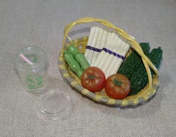 리멘트 미니어처 여름 야채와 소면 세트