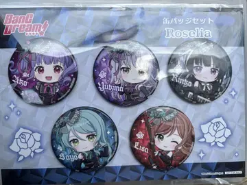 뱅드림 게이머즈 아키하바라 캔뱃지 Roselia 5종 세트