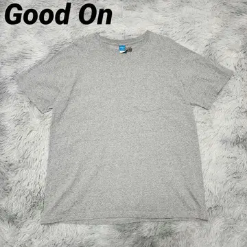 일본제 Good On 굿온 그레이 포켓 티셔츠 포켓 T