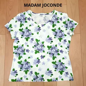 MADAM JOCONDE 꽃무늬 반팔 티셔츠 42 사이즈