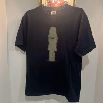 프룻 오브 더 룸 SLASH 블랙 티셔츠 L 사이즈