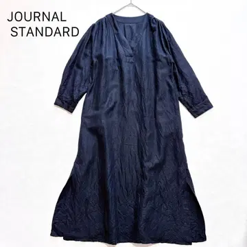 JOURNAL STANDARD 저널 스탠다드 린넨 원피스 블랙