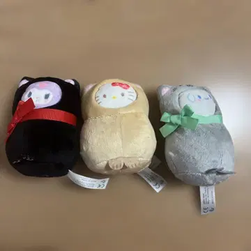레어? 산리오 옷 갈아입기 봉제 인형 세트