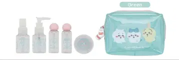 치이카와 (먼작귀) 트래블 시리즈 트래블 보틀 세트 그린