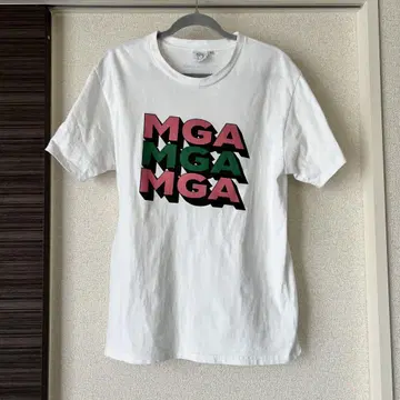 MGA 로고 티셔츠 화이트