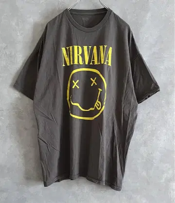 NIRVANA 티셔츠 그레이