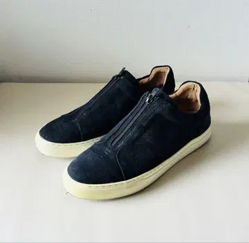 SHIPS 25.5cm 스웨이드 지퍼 스니커즈
