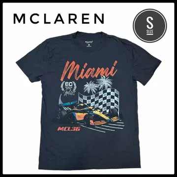 맥라렌 McLaren 60주년 기념 F1 반팔 티셔츠 블랙 S