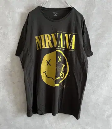 NIRVANA 티셔츠 블랙