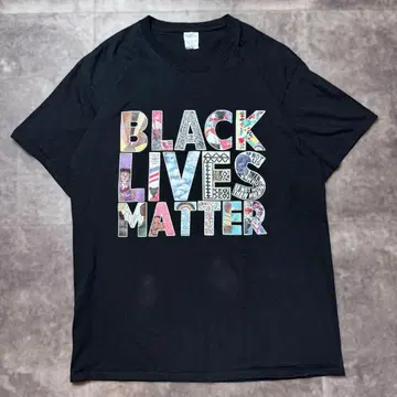 Black Lives Matter 티셔츠 L 프린트 티셔츠 반팔