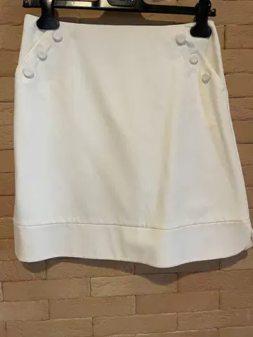 PAULE KA 화이트 스커트 38