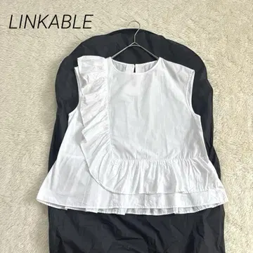 LINKABLE 린카블 프릴 개더 풀오버 블라우스 일본제