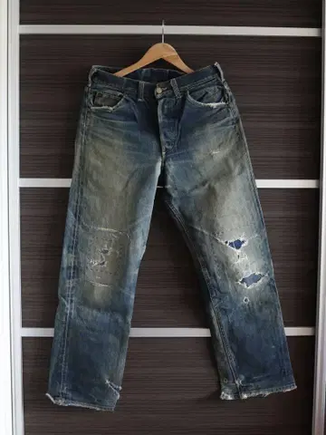 Lee 60s 사이드 블랙 택 W31 빈티지