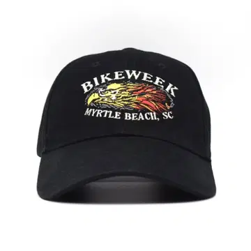 BIKEWEEK 머틀 비치 사우스 캐롤라이나 캡 자수 구제 의류 이글