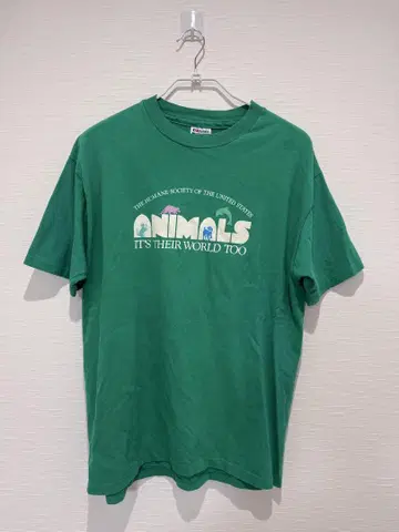 Hanes 티셔츠 80s-90s ANIMALS 로고